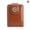 brown, variant on Genuine Leather Lipstick Bag with Mirror, Compact and Portable Makeup Organizer for Handbags, Available in Burgundy, Brown, Peacock Blue and