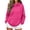 Hot Pink&15^0710Q, variant on Garbnen Hoodie Women Fleece Lined Long Sleeve Pullover for Women Oversized Fall Winter Warm Trendy Sweatshirt for Women with Pocket XL