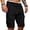 Black, variant on Men's Casual Loose Shorts Bermuda Shorts Inseam Drawstring Summer Shorts Spaghetti Strap Detail Lightweight Outdoor Athletic Beach Shorts