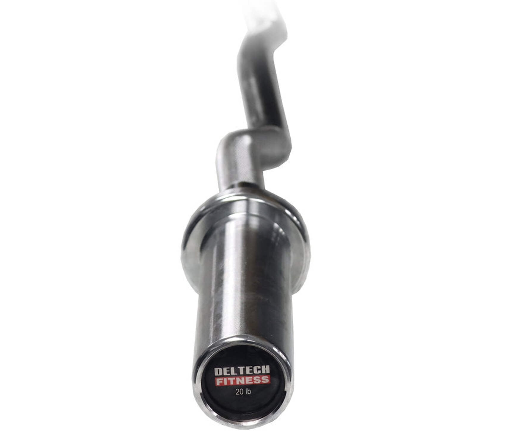 Deltech Fitness Olympic Preacher Curl Bar Model #OB-47, Chrome Plated Steel