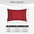 thumbnail image 5 of Binfone Vintage Burgundy Standard Size Pillowcase, Long Staple Pure Cotton Envelope Closure Pillow Cover (Pillow core not included),16"x24", 5 of 7
