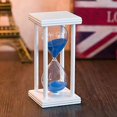 thumbnail image 2 of Reloj de arena con temporizador de 30 minutos, reloj de arena de madera para regalos creativos, decoración de habitación, oficina, cocina, cumpleaños, 2 of 6