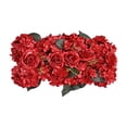 thumbnail image 3 of Artificial Panel, Rose Wall, Red Silk Roses Flower Panels, Romantic Background Backdrop for Wedding Party 52cmx28cm, 3 of 9