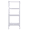 Ivory White, variant on IVV Ladder Shelf, 4-Tier Open Bookcase, Plant Stand Display Storage Rack, 23.62"L x 13.78"W x 57.87"H, for Living Room, Home Office, Black