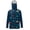 Fish Bubble Print, variant on SEANATIVE Fishing Hoodie with Mesh Mask for Men Sun Protection Full Face Neck Coverage Breathable Comfortable Performance Fishing Shirt Rash Guard, S, Daisy Patchwork Print Blue
