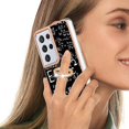 thumbnail image 5 of Funda para Samsung Galaxy S21 Ultra 5G con galvanoplastia de doble cara IMD y soporte para anillo (sonrisa), 5 of 5
