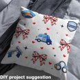 thumbnail image 2 of Castle Fairy Police Car Fabric by the Yard 1 Yard,Kawaii Bow Home Decor Fabric by the Yard,Love Heart Print Room Decor Fabric by the Yard,Super Cozy Cartoon Room Decor, 2 of 6