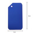 thumbnail image 4 of Etiqueta de equipaje de viaje de metal de aluminio Etiqueta de dirección de nombre de bolsa de maleta (Azul), 4 of 9