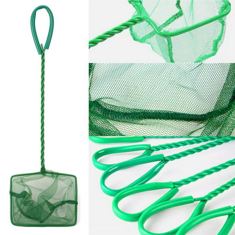 Fish Net for Fish Tank - Mesh Scooper with Extendable Handle up to – Large  Scoop, Telescopic Pond Skimmer Nets for Cleaning Tanks - Aquarium
