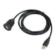 thumbnail image 3 of Câble USB 2.0 Mâle à Femelle à Port Unique, Simple Installation Voiture Mount Flush Cable Plug And Play pour Automobile, 3 of 8