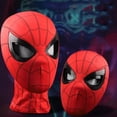 thumbnail image 2 of Máscara de Spiderman para adultos y niños, máscara electrónica con ojos móviles, casco retráctil, juguetes elásticos, 1:1 Fivean unisex, 2 of 2
