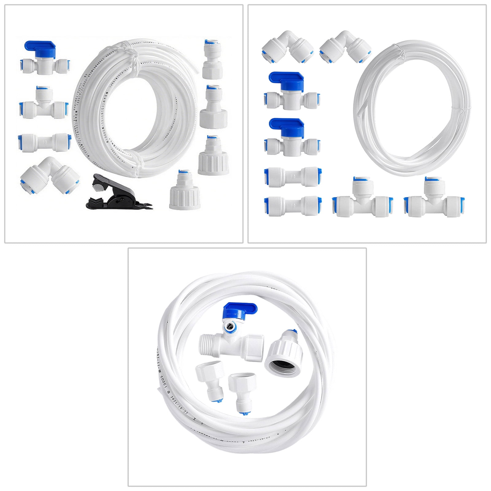 BIBABLYKE Water Purification Fittings Assembly Refrigerator Water Pipe Universals Connection Set For Plumbing Systems Enduring