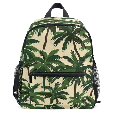 ALAZA Tropical Palm Trees Pattern School Backpack Student Bookbag Mini Bag