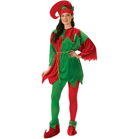 Adult Elf Costume Set with Shoes