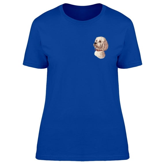 White Watercolor Maltese Dog Tee Women's -Image by Shutterstock
