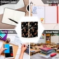 thumbnail image 6 of FORMRS 1-Subject Spiral Notebook 8" x 5" College Ruled 60 Refillable Sheet A5 Hard Cover, 2 Pack, Black Flowers, 6 of 7