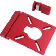 thumbnail image 5 of Aluminum Router Guide Rail Adapter with Limiter Rail Stop for Fixed Base Trim Routers, Compatible Most Router, 5 of 5