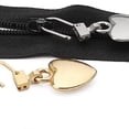 thumbnail image 4 of QZS 5Pcs Heart Shaped Zipper,Zipper Repair Slider for Small Hole for Luggage,Gold Sewing Notions Supplies for Coats,Dresses,Jeans, 4 of 6