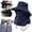 Blue, variant on Sun Protection Hat that Stops Sunburn Before It Starts, UPF 50+ Breathable Outdoor Hat with Face Cover and Neck Flap,Black