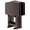 Espresso, variant on Pemberly Row 5-Piece Oversized Solid Wood Snack Table Set in Espresso