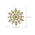 thumbnail image 2 of 6 piezas coloridos copos de nieve decoración colgante árbol de Navidad brillo copo de nieve colgantes, 2 of 8