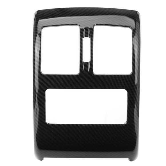 Carbon Fiber Texture Rear Air Vent Outlet Cover Fit for Mercedes Benz GLK X204 200 08-15
