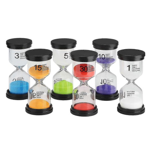26-27 Sand Timer, Hourglass Sand Timers Colorful Sandglass Timer for Classroom Home Office Cooking