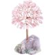 thumbnail image 1 of Feng Shui Árbol del dinero Árbol de piedras preciosas Decoración con base de fluorita Envoltura de alambre Piedras caídas Árbol de la vida Árbol de la suerte Decoración Sala de estar Mesa Oficina (ros Afortunado Sencillez, 1 of 5