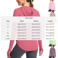 thumbnail image 3 of Women's Sun Protection Hoodie Lightweight Long Sleeve Thumb Cover Top Shirt for Outdoor Fishing Hiking Yellow, 3 of 9