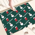 thumbnail image 4 of Lilixerw Christmas Bathroom Rugs Christmas Decorations Bathroom Super Soft Bath Mat,Microfiber Bathroom Carpet,Non-Slip Bathroom Mat Washable Bath Rug,2024 New Christmas Decoration, 4 of 6