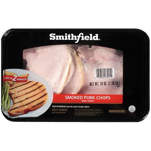 Smithfield Smoked Pork Chops 19 Oz Walmart Com Walmart Com