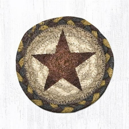 

5 x 5 in. Gold Star Printed Round Coaster