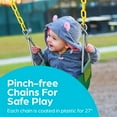 thumbnail image 3 of Jungle Gym Kingdom Toddler Swing - Fully Assembled - Green, 3 of 9
