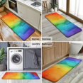 thumbnail image 6 of Rainbow Tie Dye Ink Pattern Kitchen Rug Mat,Kitchen Runner Rugs Non Skid Washable,Decorative Kitchen Floor Mats for Kitchen,Sink,Laundry,17"x47.2", 6 of 7
