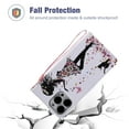 thumbnail image 2 of Allytech Colorful Painting PU Leather Case for iPhone 14 Pro Max 6.7" 2022, Flip Folio Kickstand Card Slots Removable Hand Strap Case for iPhone 14 Pro Max 5G, Floral Girl, 2 of 6