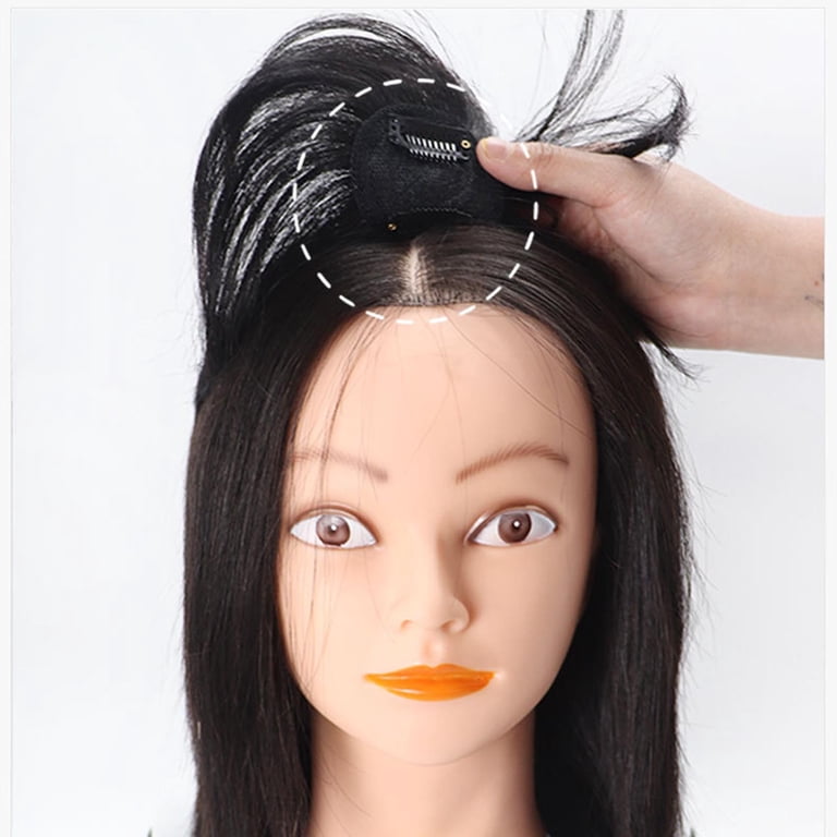 Real Human Hair Topper for Instant Volume & Full Coverage Amazon.com : REECHO Real Human Hair Topper, 10 inch Women  main image 2