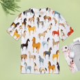 thumbnail image 5 of Cool Horse T-Shirt O Neck Retro Print Big Size T-Shirts Short Sleeve Tees Womens Pretty Design, 5 of 5