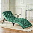 thumbnail image 6 of Chaise Lounge Chair Indoor,Classic Fashion Recliner with Solid Metal Foot,Couches for Living Room,Emerald, 6 of 7