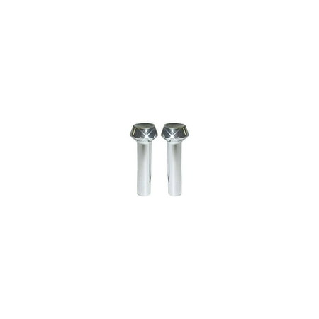 MACs Auto Parts 66-37542 - Ford Thunderbird Door Lock Buttons, Chrome