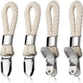 thumbnail image 1 of Jinsinto 4 Pieces Kitchen Towel Clips Kitchen Towel Clip Multifunctional Metal Kitchen Towel Clips Storage Clip for Hanging Dish Towel Beach Towel Bath Towel, 1 of 5