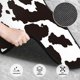 thumbnail image 3 of Fotbe Cow Skin 2 Juego de 4 Tapetes para Auto con Estampado – Alfombrillas de Goma Reforzada, Diseño Antideslizante, Protección para Todo el Año – Vehículos, Autos, Camionetas y SUVs, 3 of 7