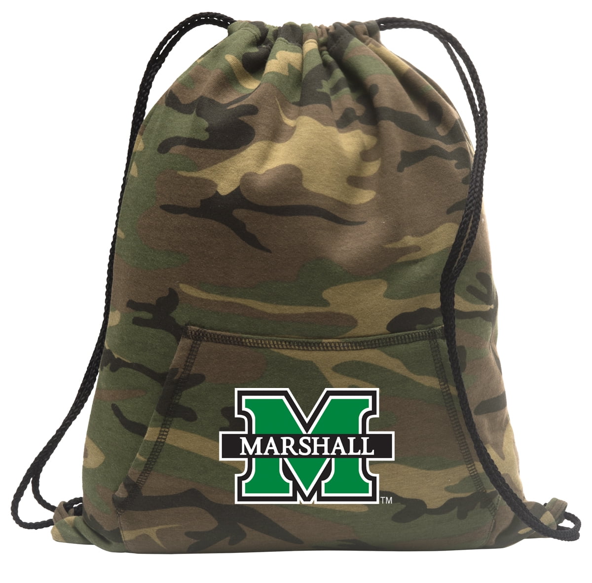 camo drawstring backpack
