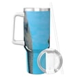 thumbnail image 2 of Sikiie Elephant Trunk Couple Flowers Insulated Stainless Water Bottle Lid Travel Mug Cup Insulated Tumblers Cup 40oz Ice Bully With Handle, 2 of 8