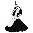 thumbnail image 4 of Womens Anime French Maid Lolita French Maid Apron Fancy Dress Cosplay Costume S-5XL, 4 of 5