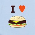 thumbnail image 2 of CafePress - I Love Cheeseburgers Infant Bodysuit - Baby Light Bodysuit, Size Newborn - 24 Months, 2 of 4