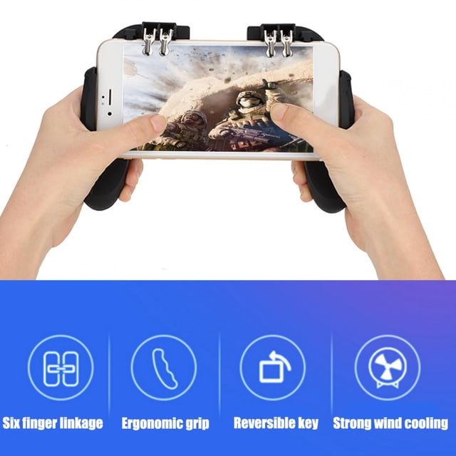 Mobile Phone Gamepad, Mobile Game Handle, Comfortable Touch Game Handle, Multifunction Perfect Cooling Effect For Smartphone Playing Games Watching Film Home