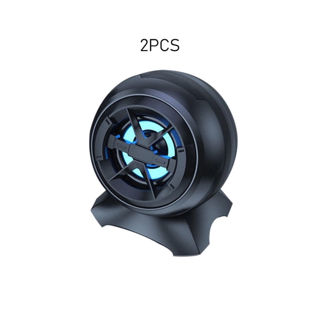 Eoozwa Computer Speakers with Colorful LED Light, USB Powered Wired Desktop Stereo Audio, Multimedia Subwoofer for PC Laptop, Gaming, Office