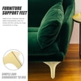 thumbnail image 5 of 4 Pc Furniture Support Legs Vanity Table Dresser Patas Para Muebles Sensory Sheets for Bed Metal Replacement Sofa Legs, 5 of 6