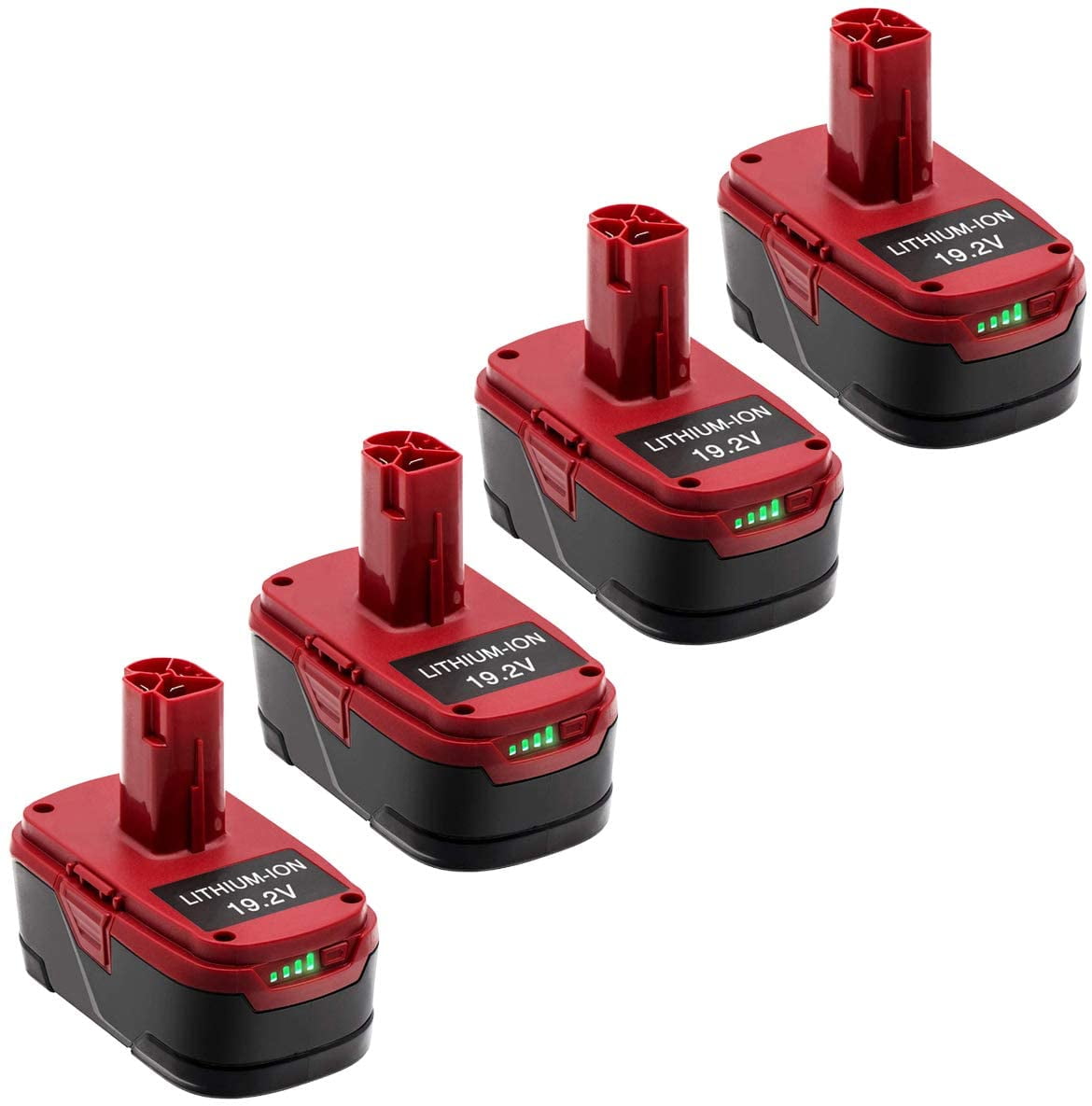 Power hand tools 2 pack 5 0ah 19 2v lithium ion replacement for