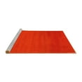 thumbnail image 2 of Ahgly Company Machine Washable Indoor Square Abstract Yellow Contemporary Area Rugs, 5' Square, 2 of 4